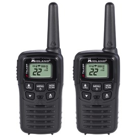 Midland Midland? T10 X-TALKER Two-Way Radios - 22 Channels - Long Range Walkie-Talkies, 38 Privacy Codes - Best Family Camping Radio - 2 Pack