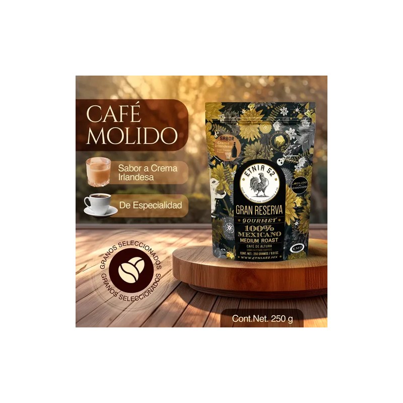 Café Molido Saborizado Etnia 52 - 250 Gramos