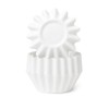 The Baked Studio Bloom Baking Cupcake Cases – Pack of 50 | Flower-Shaped Cupcake Liners | Premium Greaseproof Paper | Stylish Baking Cups for Cupcakes & Muffins (White)