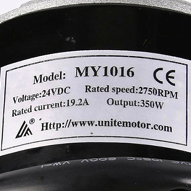 Unite MY1016 24V 350W Electric Brush Motor + Speed Controller