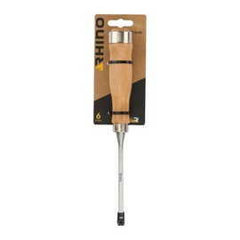 Rhino 43002 6 mm Carving Chisel, Gouge Tools for Woodworking - Width 6 mm - Allows You to Perform All Types of Nicks, adjustments on Wood, NC