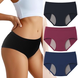Incontinence Underwear for Women Washable Incontinence Underwear Absorbent Cotton Panties Bladder Leak Underwear for Women Teens
