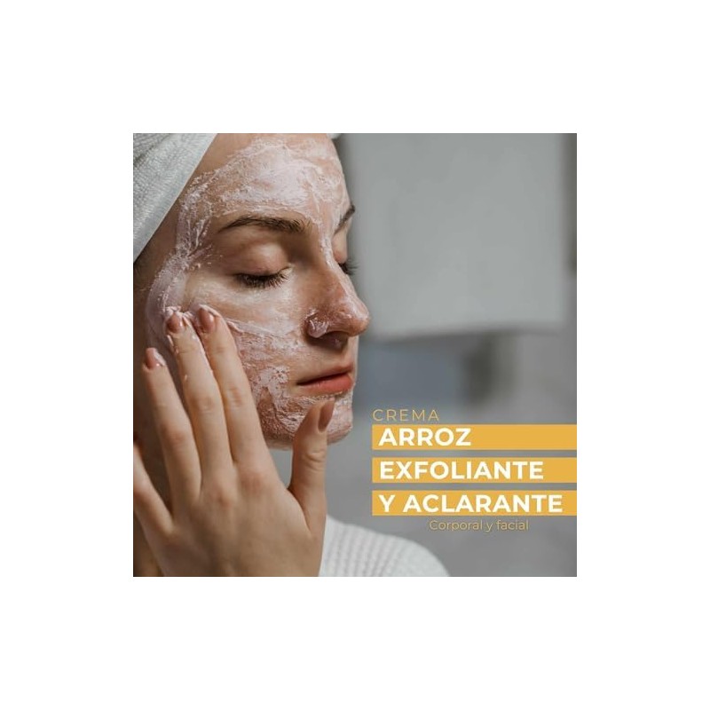 Crema Aclaradora Exfoliante Arroz Y Manteca De Karité Bena