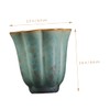 ULTECHNOVO Delicate Ceramics Tea Cup Chinese Hand Cup for Home