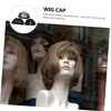 PACKOVE 3pcs Shaped Hair Care Net Elastic Mesh Wig Cap