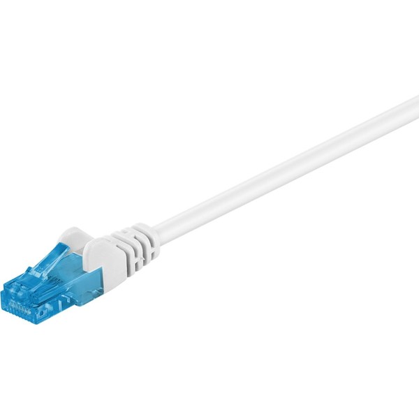 Goobay 59832 CAT 6a Patchcable, U/UTP, White, 20m Cable Length