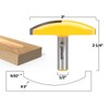 YONICO Router Bits Horizontal Crown 3-Inch Radius 1/2-Inch Shank 16185