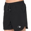 Starter Men's Standard Quick Dry Stretch Volley Swim Trunk, Black