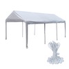 10x20 Canopy Replacement Cover,Carport Replacement Canopy Top for 10' x