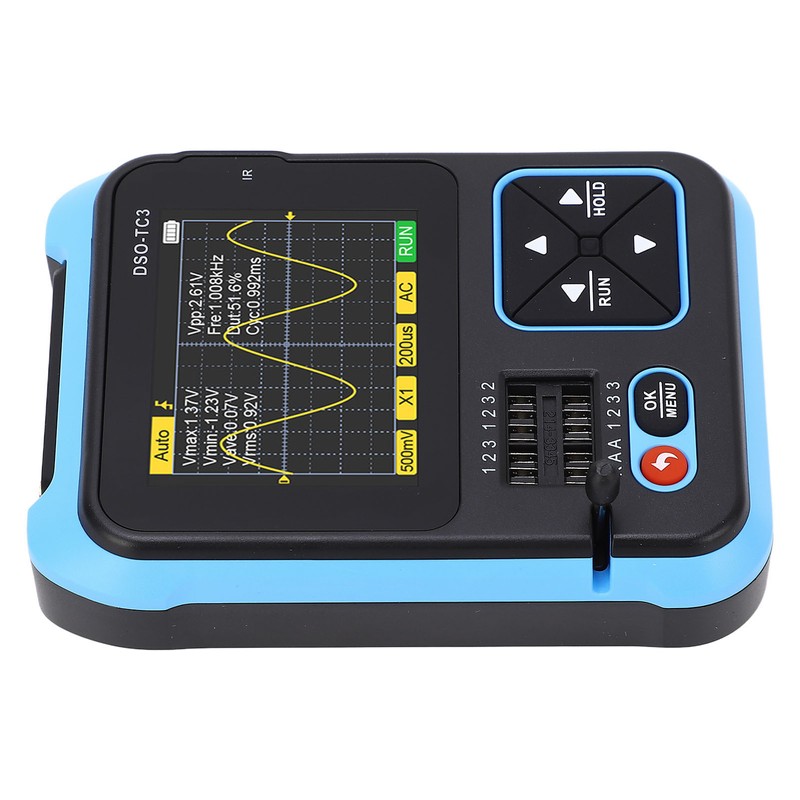 Handheld Portable Digital Oscilloscope Transistor Checker Tester Inductance Capacitance Resistance