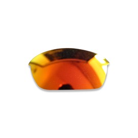 POLARLENS Polarised Replacement Lenses for Oakley Flak Jacket - Compatible with Oakley Flak Jacket Sunglasses (Fire Red)