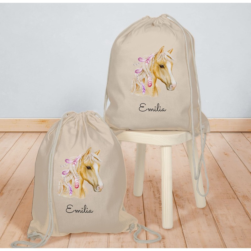 Geschenk mit Namen personalisiert by Shirtracer - Gym Bag Backpack