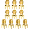 BOOBRIE 10-Pack SMA Female Base Socket(Jack), SMA Female PCB Clip