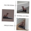 COHEALI Heavy Duty Cast Iron Door Stop Dog Ornament Prevents