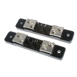 NOYITO 20A 75mV Metal Shunt Resistor External Shunt for Current Ammeter Analog Panel Meter (Pack of 2)