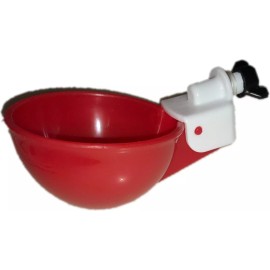 Unbranded 4 Pack Red Chicken Auto fill Watering Cups, Fully Automatic New Quail chicks