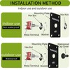 HOKAAER Heavy Duty Toggle Switch ON-Off-ON 12V DC 30A 3