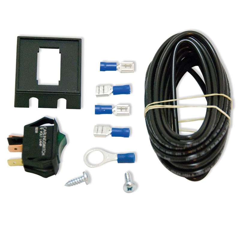 31148 Green Illuminated Manual On/Off Rocker Switch