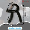 GOCART WITH G LOGO Hand Grips Strengthener, Adjustable Resistance 22-88
