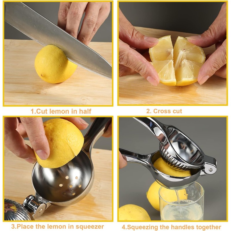 Apprise Deals lemon Squeezer, Lemon Juicer, Heavy Duty Citrus Juicer,