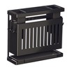 Kitchen Knives Chopstick Rack with Draining Tray Wall Mounted Multifunctional