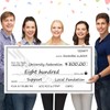 Big Checks for Presentations 30 x 16'' Reusable Giant Large