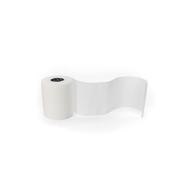 MEDSTOCK Cohesive Bandage 7.5cm x 10m WHITE, Elastic Self Adherent