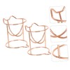 Beavorty 9pcs Cat Ear Makeup Sponge Holders Elegant Hollow Design