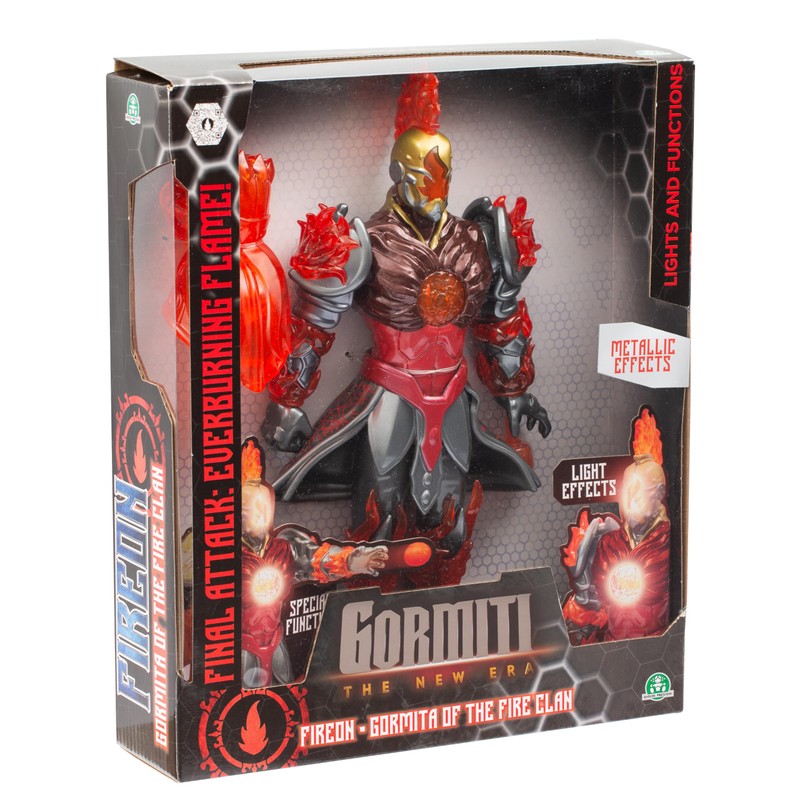 Gormiti GRV073 Articulated Figure 27 cm Gormiti with Light Attack