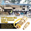 DRELD 1/4" RV Propane Natural Gas Quick Connect Adapter Kit,
