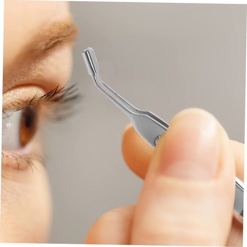 Outanaya Rectangular Head Eyelid Massage Tweezers Eyelid Gland Expressor Forceps