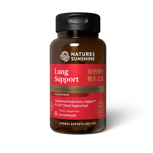 Nature's Sunshine Lung Support Chinese TCM Concentrate, 30 Capsules