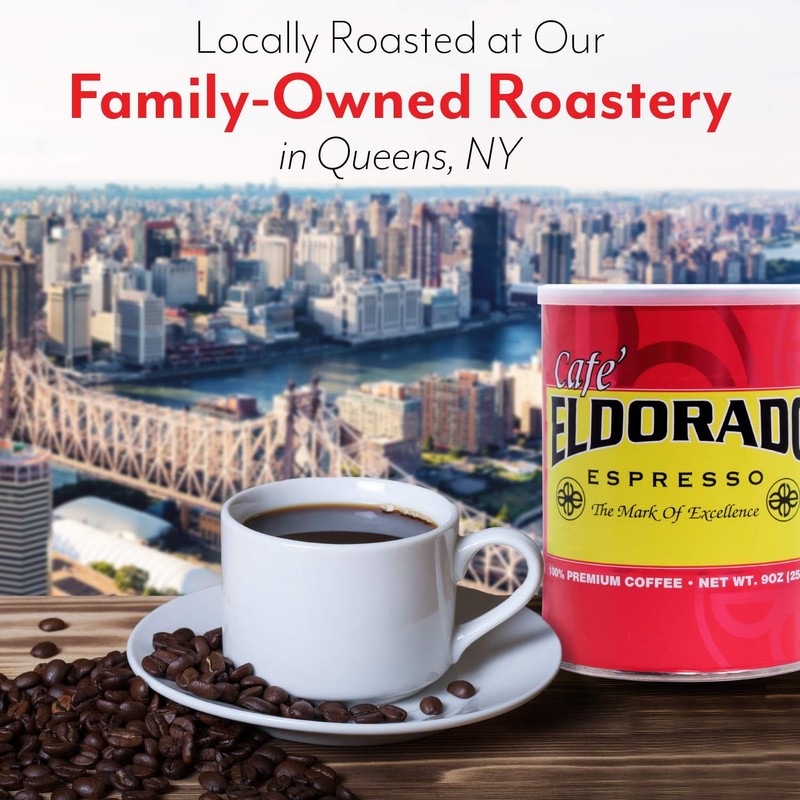 Eldorado Coffee Roasters Finely Ground Dark Roast Espresso - Café