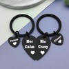 Funny Anniversary Keyring Couple Keyring Her Calm His Crazy Keyring