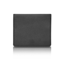 AdiStylinno Credit Card Holder Wallet, Fashion PU Leather Business Card Holder Case, Ladies Bifold Minimalist Thin Wallet, Compact Slim Card Wallet with 8 Card Slots for Men and Women (Black)