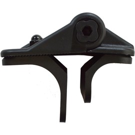 NMI Fence - Cornerstone Black Nylon Polymer Self-Closing Adjustable Hinges for Chain Link Posts, Fasteners Included, 2 Hinges Included - CH200FR-BK - Nationwide Industries