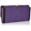 ANNA SUI Serpan Women's Long Wallet with Clasp, purple