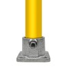 Pipe Connector Type 11 Foot Plate Square Diameter 48.3 mm