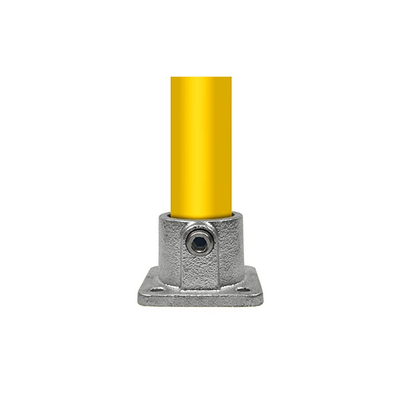 Pipe Connector Type 11 Foot Plate Square Diameter 48.3 mm