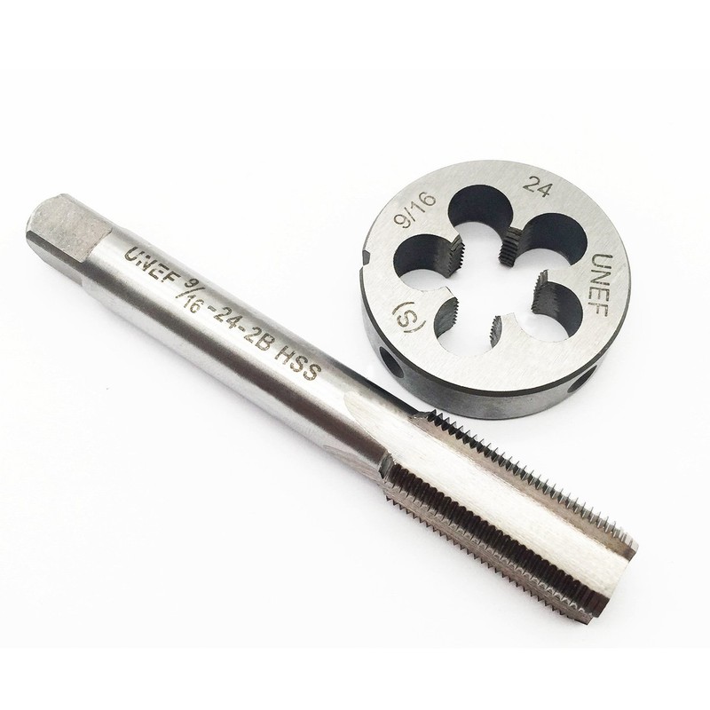 ASZLBYM 9/16-24" Tap And Die Set ，UNEF HSS right hand