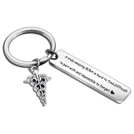 ASANHAO Behavior Analyst Gift ABA Therapist Gift ABA Therapist Jewelry Behavior Therapy Gift BCBA Specialist Gift Behavior Therapist Jewelry BCBA Specialist Keychain