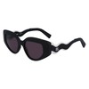 KARL LAGERFELD Unisex Sunglasses, 002 Matte Black