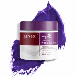 Karseell Mascarilla Capilar Reparadora Purpura Tratamiento Capilar Profundo 500mL