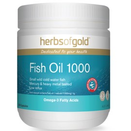 Herbs of Gold Fish Oil 1000 200caps Fish Oils