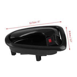 KIMISS Manija interior para puerta de coche, compatible con Hyundai Accent 2000-2006, lado izquierdo, diseño ergonómico, fácil instalación, SI AT13031