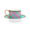 Pip Studio Cup & Saucer Chique | Pink-Green - 220