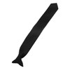 Ieron Clip-on Black Ties,Solid Uniform Pre-tied Neck Strap Tie Black