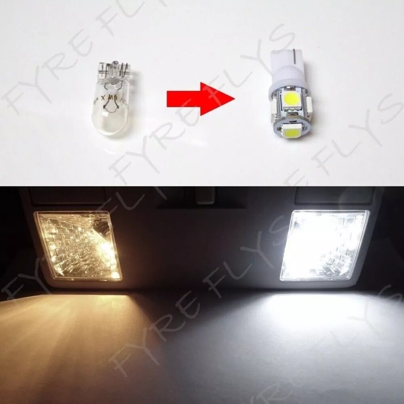 Fyre flys 25 Pc White 5050 LED Package Kit Interior