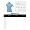 MoFiz UV Shirt Women's Short-Sleeved Rash Guard 1/4 Zip UPF
