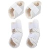 4 Pcs Elbow and Heel Protector Medium Sheepskin Heel Arm